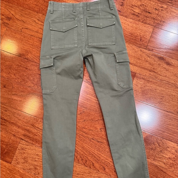Vince army green high waisted cargo pants 27 - Picture 6 of 6